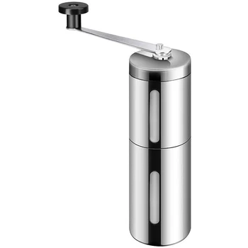 Manual Coffee Grinder with Adjustable Setting - Conical Burr Mill & Brushed Stainless Steel - Burr Coffee Grinder for Aeropress,
Manual Coffee Grinder with Adjustable Setting - Conical Burr Mill & Brushed Stainless Steel - Burr Coffee Grinder for Aeropress,
