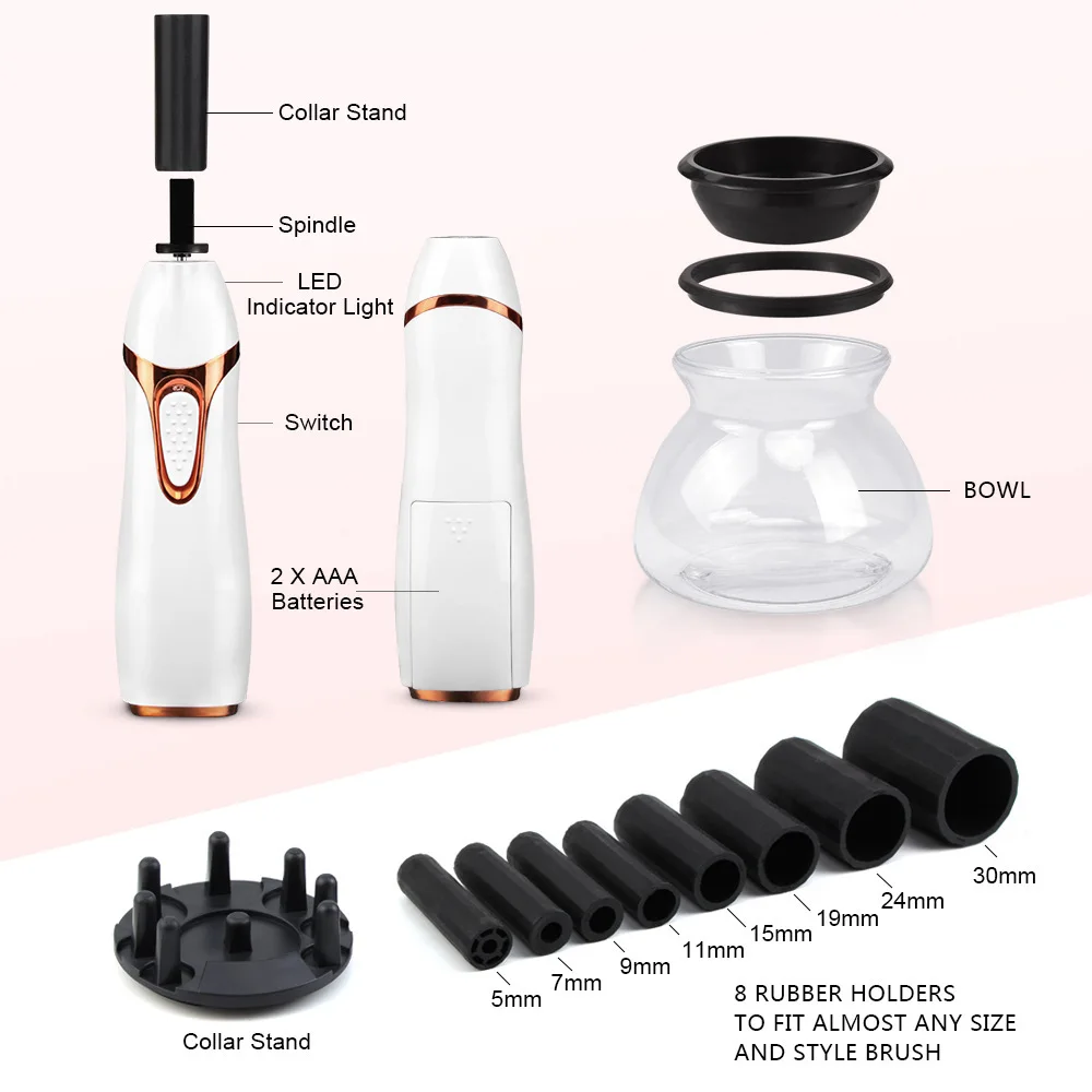 battery version makeup brush c