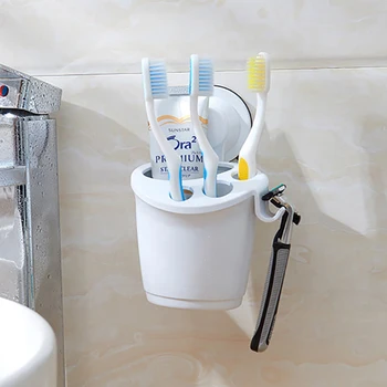 Suction Wall Toothbrush Holder Simple Toothpaste Toothbrush Holder with Shaving Razor Rack for Bathroom Accessories
Suction Wall Toothbrush Holder Simple Toothpaste Toothbrush Holder with Shaving Razor Rack for Bathroom Accessories