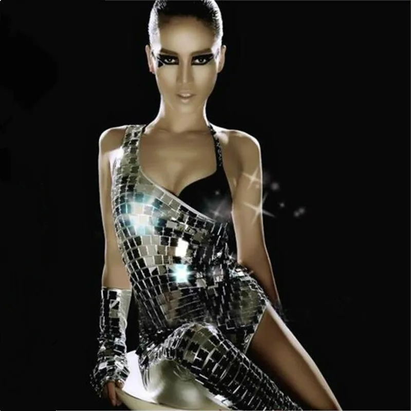 Mirror Bodysuit Stage Dance Costume DJ Nightclub Singer Dancer Bar Party Performance Luxury Sexy Glass Jumpsuit
Mirror Bodysuit Stage Dance Costume DJ Nightclub Singer Dancer Bar Party Performance Luxury Sexy Glass Jumpsuit