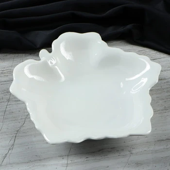 Dish "Maple Leaf" white 
Dish "Maple Leaf" white