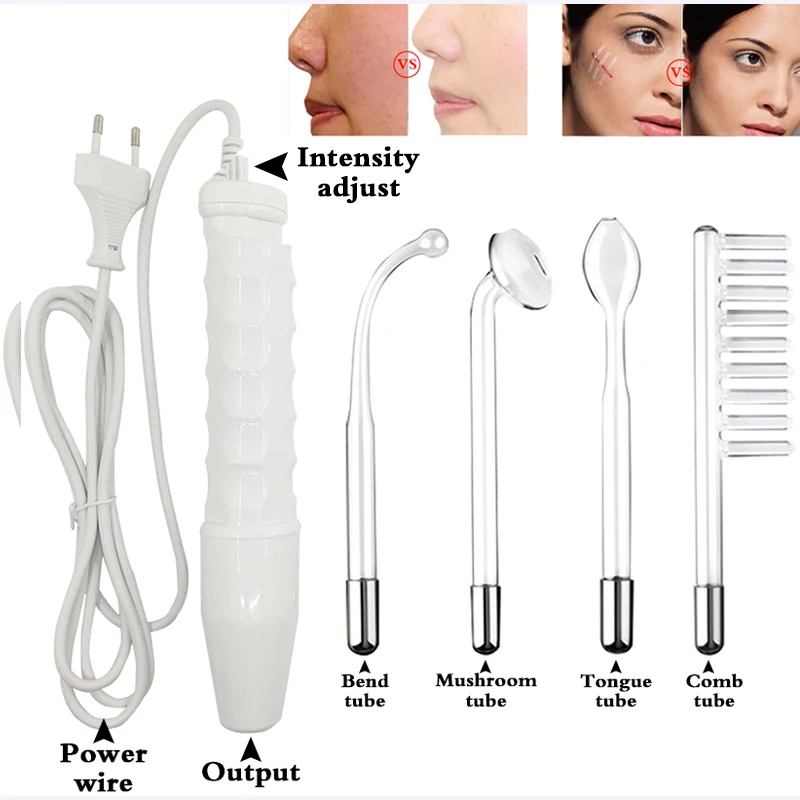 4 In 1 High Frequency Facial Electrode Glass Tube Acne Wand Skin Care Spot Acne Remover High Frequency Facial Spa Beauty Machine
4 In 1 High Frequency Facial Electrode Glass Tube Acne Wand Skin Care Spot Acne Remover High Frequency Facial Spa Beauty Machine