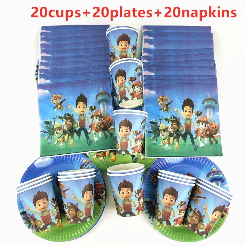 60Pcs Paw Patrol Theme Kids Girl Birthday Party Tableware Cup Plate Napkins Baby Shower Decoration For Family Party Supplies 
60Pcs Paw Patrol Theme Kids Girl Birthday Party Tableware Cup Plate Napkins Baby Shower Decoration For Family Party Supplies