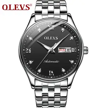 New OLEVS Men's Mechanical Watches Automatic Self Wind Mens Watches Fashion Luxury Full Steel Male Clock Relogio Masculino 2019 
New OLEVS Men's Mechanical Watches Automatic Self Wind Mens Watches Fashion Luxury Full Steel Male Clock Relogio Masculino 2019