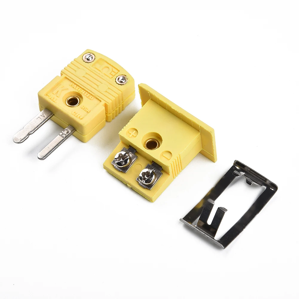 Mini Thermocouple Socket Thermometer Plug Mount Alloy Connector Nylon Plastic Aluminum Yellow Shell Universal K-Type
Mini Thermocouple Socket Thermometer Plug Mount Alloy Connector Nylon Plastic Aluminum Yellow Shell Universal K-Type