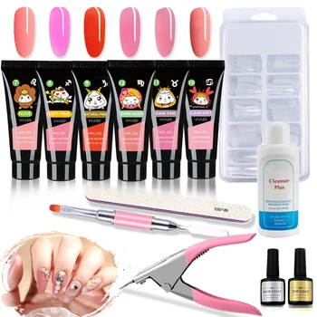 Nail Art Tools Kit 15ml Nail Extension Gel Tips Clips Nail File Brush Fake Nails Scissors Set EY669
Nail Art Tools Kit 15ml Nail Extension Gel Tips Clips Nail File Brush Fake Nails Scissors Set EY669