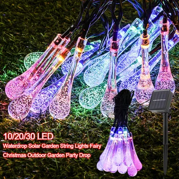 10/20/30 LED Solar Bulb Light String Droplet Bulbs Fairy String Light For Outdoor Garden Lawn Solar Lights Waterproof LED Bulb
10/20/30 LED Solar Bulb Light String Droplet Bulbs Fairy String Light For Outdoor Garden Lawn Solar Lights Waterproof LED Bulb