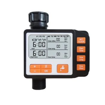 Automatic Electronic Water Timer Lcd Screen Sprinkler Controller Outdoor Garden Timer Automatic Watering Device Irrigation Tools
Automatic Electronic Water Timer Lcd Screen Sprinkler Controller Outdoor Garden Timer Automatic Watering Device Irrigation Tools