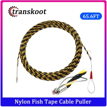 6.5mm*20m Nylon Fish Tape Electric Cable Push Puller Conduit Ducting Cable Rodder Wire Guide electric cable Wire extension cord
6.5mm*20m Nylon Fish Tape Electric Cable Push Puller Conduit Ducting Cable Rodder Wire Guide electric cable Wire extension cord
