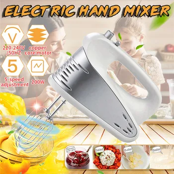 5-Speed 200W Control Hand Mini Mixer Food Blender Multifunctional Food Processor Kitchen Mini Electric Manual Cooking Tools
5-Speed 200W Control Hand Mini Mixer Food Blender Multifunctional Food Processor Kitchen Mini Electric Manual Cooking Tools