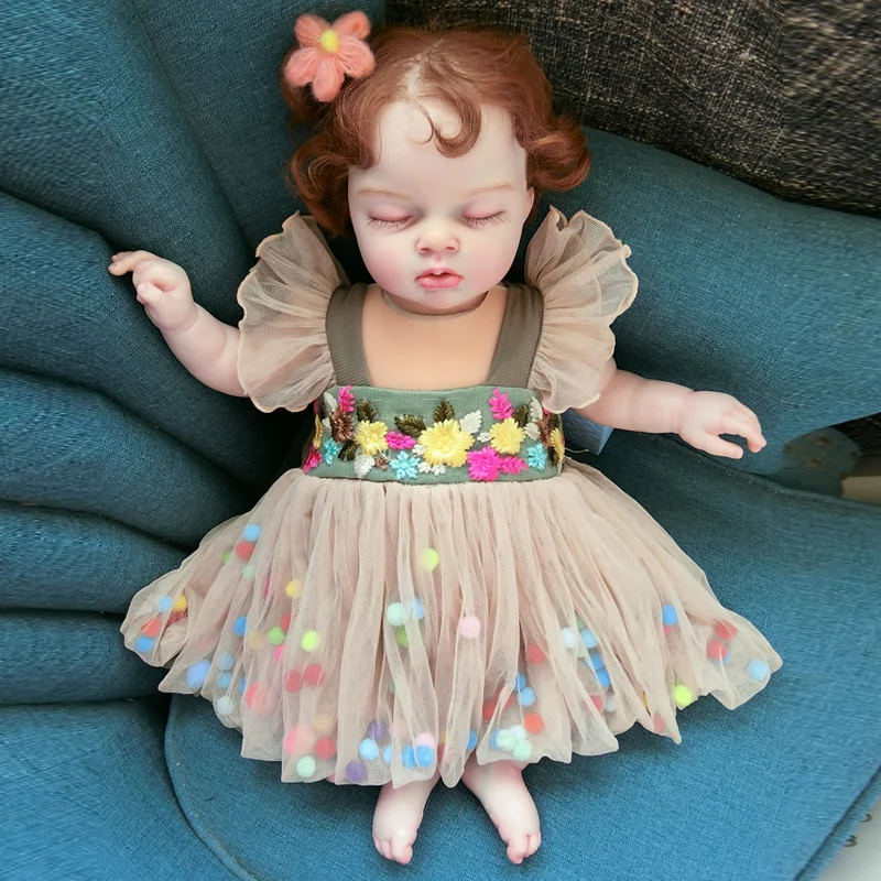 Фото Детское Хлопковое платье-жилет с вышивкой | Детская одежда и обувь