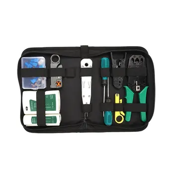14 pcs/set Portable LAN Network Repair Tool Kit Utp Cable Tester & Plier Crimper Network Cable Clamp Stripping Crimping Pliers
14 pcs/set Portable LAN Network Repair Tool Kit Utp Cable Tester & Plier Crimper Network Cable Clamp Stripping Crimping Pliers