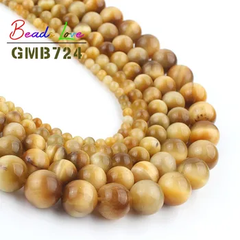Natural A++ Gold Tiger Eye Stone Round Loose Spacer Beads for Jewelry Making 4 6 8 10 12mm Handmade Diy Bracelet Necklace 15''
Natural A++ Gold Tiger Eye Stone Round Loose Spacer Beads for Jewelry Making 4 6 8 10 12mm Handmade Diy Bracelet Necklace 15''