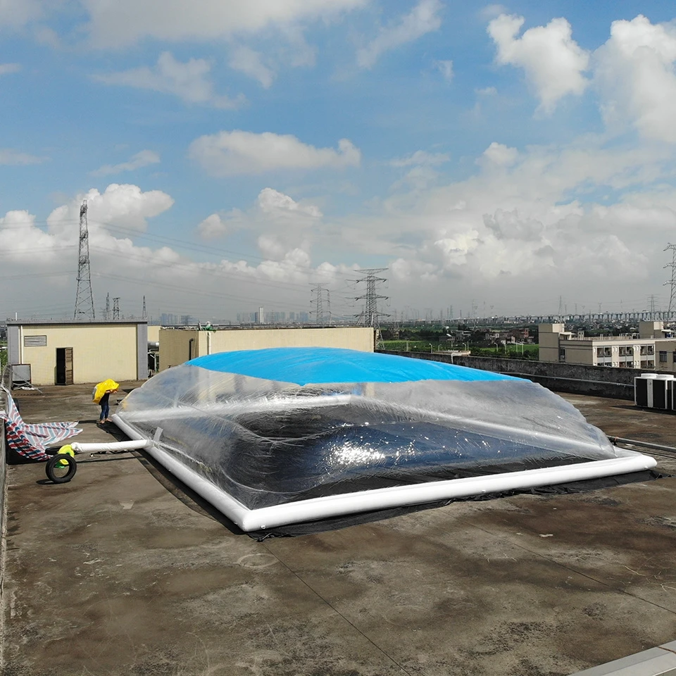 FUNWORLD Manufacturer Durable PVC Cover Tents Inflatable Lap Pool Transparent Swimming Pool Dome Tent PVC Inflatable Pool Cover
FUNWORLD Manufacturer Durable PVC Cover Tents Inflatable Lap Pool Transparent Swimming Pool Dome Tent PVC Inflatable Pool Cover