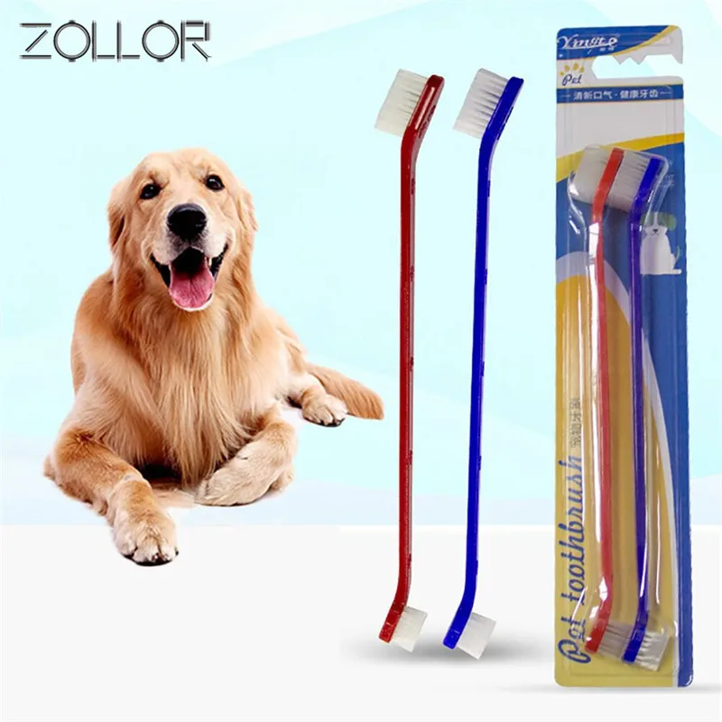 ZOLLOR 2pcs set Pet dog Toothbrush Simple Double Toothbrush Two Pieces Suit for Cats Dogs Clean Teeth Pet Supplies Accessories
ZOLLOR 2pcs set Pet dog Toothbrush Simple Double Toothbrush Two Pieces Suit for Cats Dogs Clean Teeth Pet Supplies Accessories