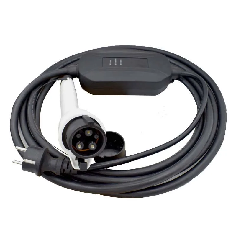 EV Charger J1772 Plug Type 1 EVSE Car Home Charging Portable 16A 5 Meters EU 2 pin Plug
EV Charger J1772 Plug Type 1 EVSE Car Home Charging Portable 16A 5 Meters EU 2 pin Plug