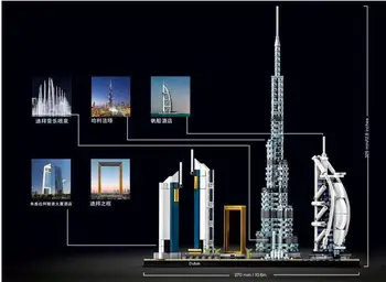 Compatible With 21052 Architecture Dubai Skyline Collection Building Blocks Kit Bricks Model Kids Toys For Children Gift
Compatible With 21052 Architecture Dubai Skyline Collection Building Blocks Kit Bricks Model Kids Toys For Children Gift