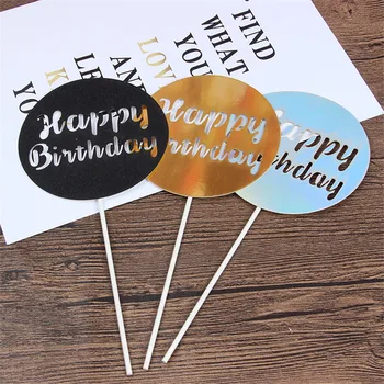 Cakelove 1pcs creative round laser hollow happy birthday cake topper cake decoration for baby shower kids birthday party favor 
Cakelove 1pcs creative round laser hollow happy birthday cake topper cake decoration for baby shower kids birthday party favor