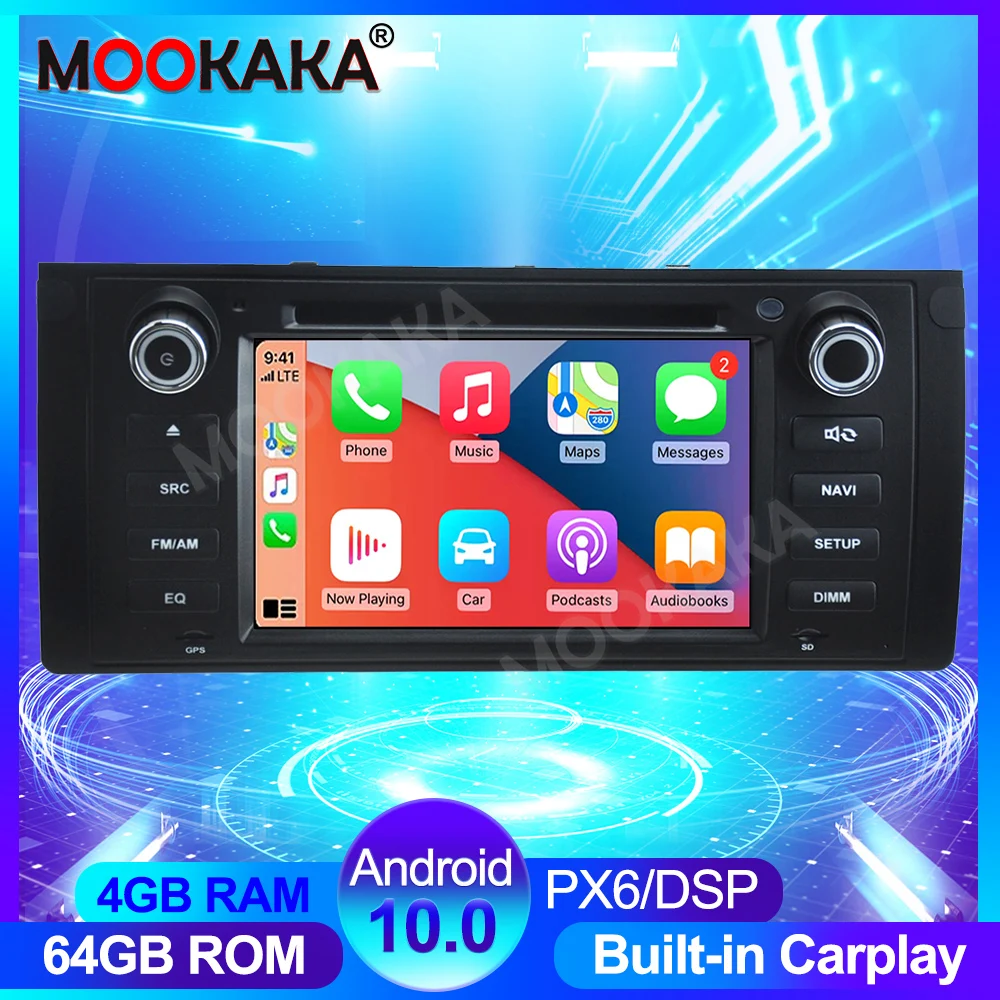 Android 10.0 4+64G Car Radio Carplay For BMW M5 E39 1995-2003 Touch Screen Autoradio DSP CD DVD Multimedia Player GPS Navigation
Android 10.0 4+64G Car Radio Carplay For BMW M5 E39 1995-2003 Touch Screen Autoradio DSP CD DVD Multimedia Player GPS Navigation