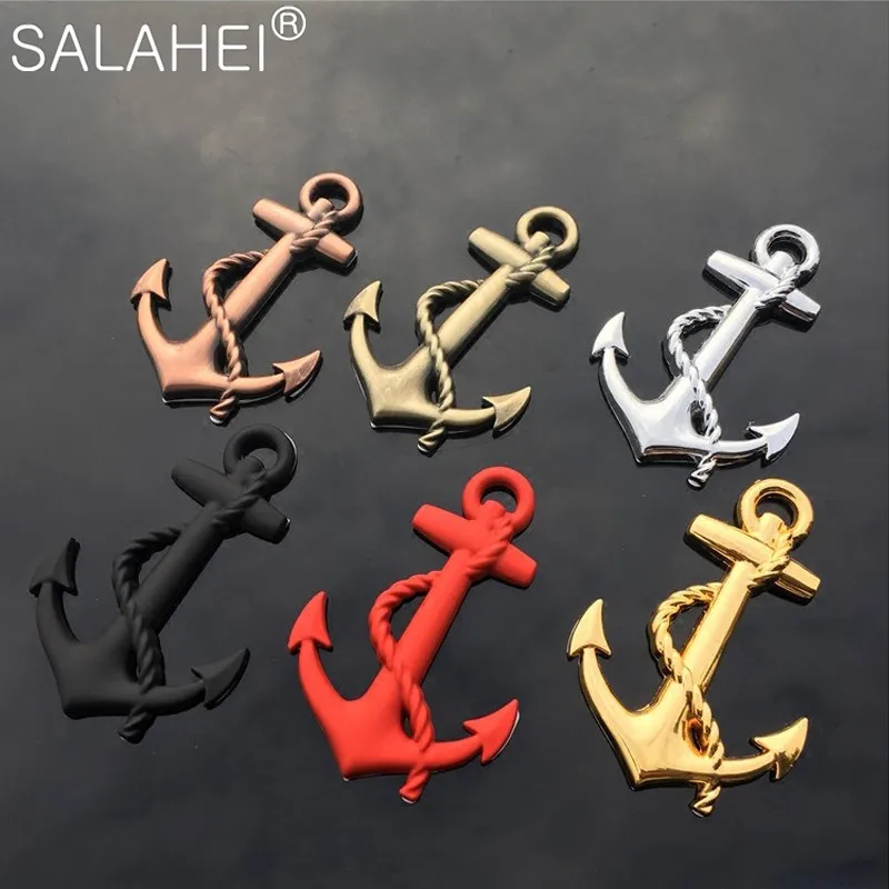 Pretty Newly Style Metal Personality Car Stickers Boat Anchor Hooks Navy Emblem Grill Cross Badge Pirate Ship Car Body Sticker
Pretty Newly Style Metal Personality Car Stickers Boat Anchor Hooks Navy Emblem Grill Cross Badge Pirate Ship Car Body Sticker