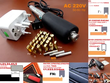 28pc 220V Leather Craft Electric Edge Crease Machine Soldering Iron Replace Head Tip Tool Set Sewing Stitching Carve Stamp Knife
28pc 220V Leather Craft Electric Edge Crease Machine Soldering Iron Replace Head Tip Tool Set Sewing Stitching Carve Stamp Knife