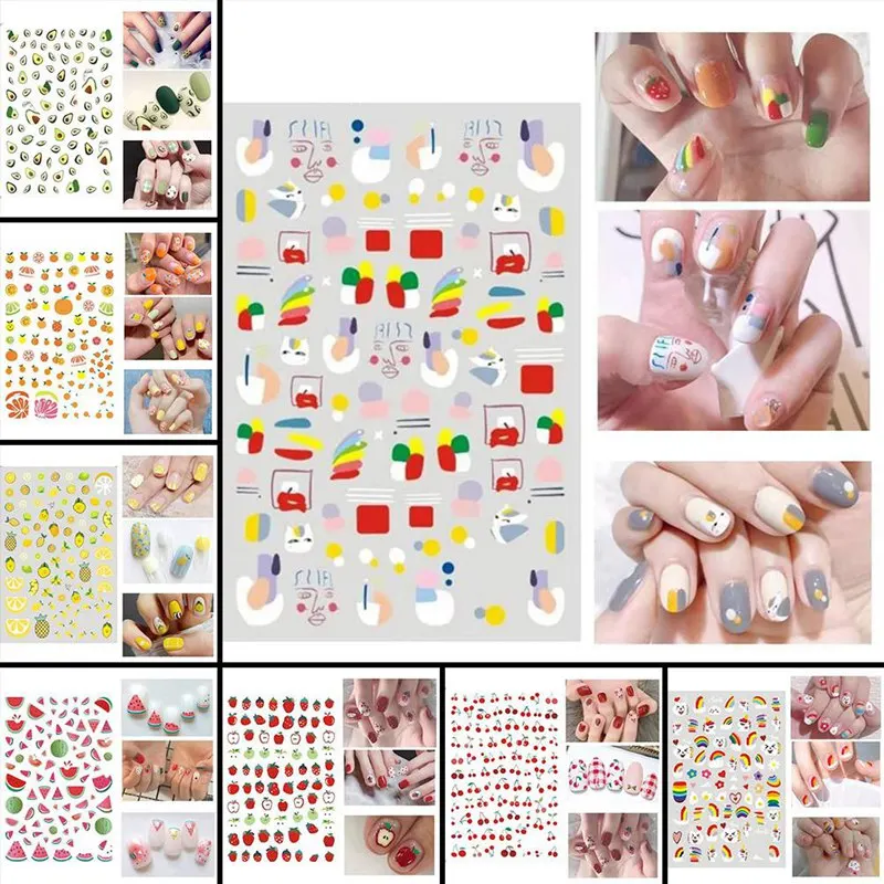 One Sheet Full Cover Fruit Banana Strawberry Cherry Nail Tattoos Sticker Water Decal Nail Art
One Sheet Full Cover Fruit Banana Strawberry Cherry Nail Tattoos Sticker Water Decal Nail Art