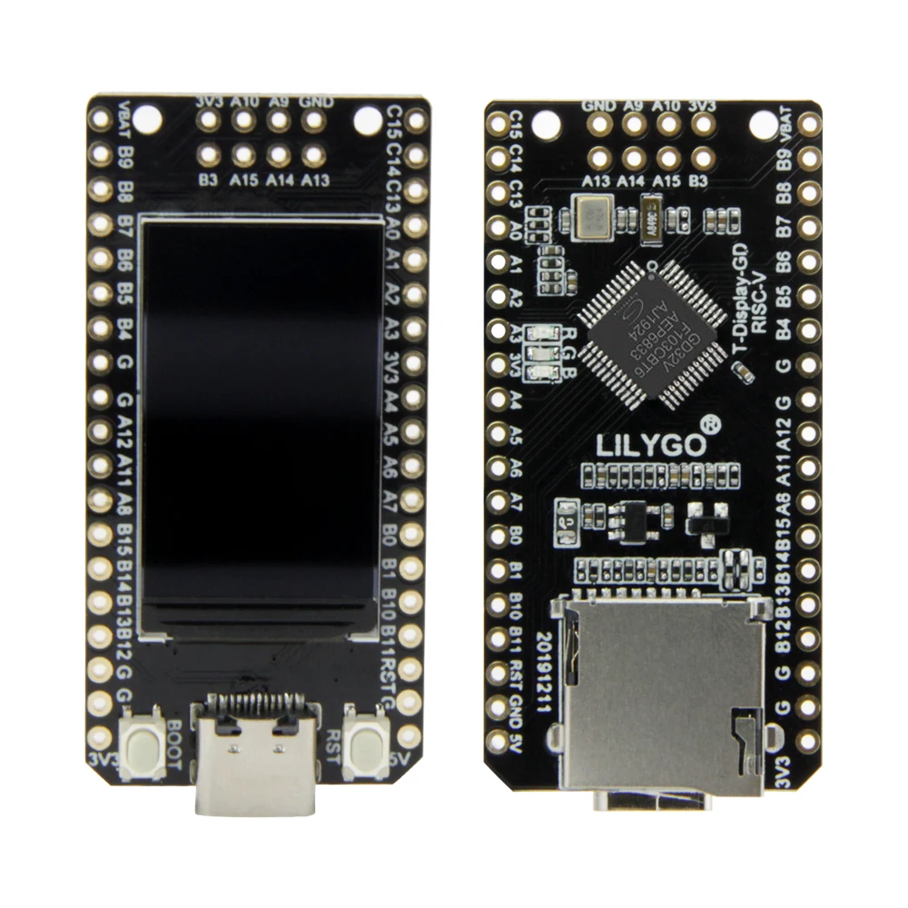 TTGO T-Display-GD32 GD32VF103CBT6 Main Chip ST7789 1.14 Inch IPS 240x135 Resolution Minimalist Development Board
TTGO T-Display-GD32 GD32VF103CBT6 Main Chip ST7789 1.14 Inch IPS 240x135 Resolution Minimalist Development Board