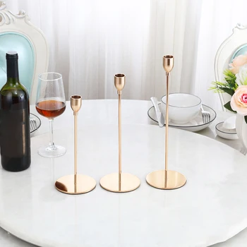 Metal Candle Holders European Simple Golden Candlestick Table Ornaments Home Living Room Decor for Wedding Dinner Bar Party
Metal Candle Holders European Simple Golden Candlestick Table Ornaments Home Living Room Decor for Wedding Dinner Bar Party