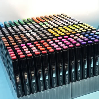 TouchFIVE Twin Brush Marker Set Graffiti Marker Pen Set Sketching Markers 168 Colors Drawing Pen Manga Design for School
TouchFIVE Twin Brush Marker Set Graffiti Marker Pen Set Sketching Markers 168 Colors Drawing Pen Manga Design for School