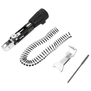 Drill Chain Attachment Set Automatic Chain Nail Adapter Feeder For Nail Tool And Electric Drill Woodworking Tool Kit
Drill Chain Attachment Set Automatic Chain Nail Adapter Feeder For Nail Tool And Electric Drill Woodworking Tool Kit