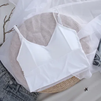 Sexy Frauen Crop Tops Rohr Top Nahtlose Unterwäsche Weibliche Dessous Streetwear Ärmel Camis Sport Crop Top Women Bra Solid
Sexy Frauen Crop Tops Rohr Top Nahtlose Unterwäsche Weibliche Dessous Streetwear Ärmel Camis Sport Crop Top Women Bra Solid