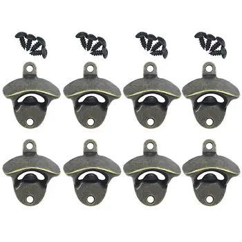 Wall Mount Bottle Opener, 8 PACK Vintage Style Beer Bottle Opener (Bronze Color)
Wall Mount Bottle Opener, 8 PACK Vintage Style Beer Bottle Opener (Bronze Color)