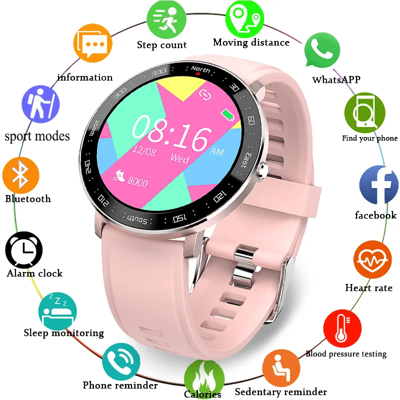 LIGE New Fashion Smart Watch Women Men Sports Waterproof Watch Heart Rate Sleep Monitor IOS Call Reminder Bluetooth Smart Watch
LIGE New Fashion Smart Watch Women Men Sports Waterproof Watch Heart Rate Sleep Monitor IOS Call Reminder Bluetooth Smart Watch