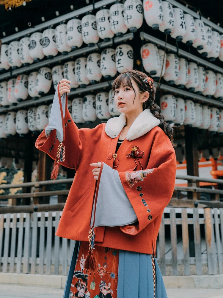 Women girl 2020 Winter Japanese style Heavy Woolen Cloak Horn Button Loose Coat Girl Overcoat Loose
Women girl 2020 Winter Japanese style Heavy Woolen Cloak Horn Button Loose Coat Girl Overcoat Loose