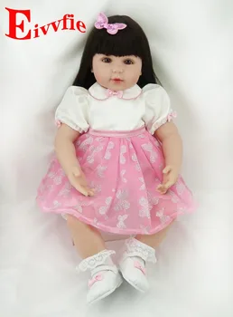 Dollmai baby reborn baby dolls 22 "handmade Soft Vinyl silicone reborn dolls for kids gift baby realistic reborn boneca
Dollmai baby reborn baby dolls 22 "handmade Soft Vinyl silicone reborn dolls for kids gift baby realistic reborn boneca