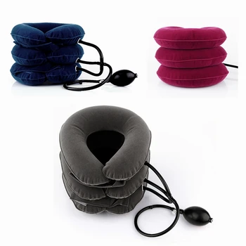 Neck Corrector Cervical Traction Air Inflatable Pillow Collar Neck Brace Support Stretcher Vertebra Pain Relief Massage Tools 
Neck Corrector Cervical Traction Air Inflatable Pillow Collar Neck Brace Support Stretcher Vertebra Pain Relief Massage Tools