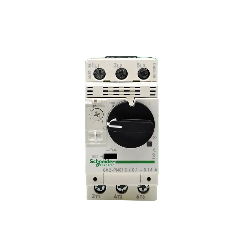 Genuine 3P Thermal Magnetic Circuit Breaker GV2PM01C Motor Protection Switch Knob Control Setting Current Range 0.1-0.16A 100KA
Genuine 3P Thermal Magnetic Circuit Breaker GV2PM01C Motor Protection Switch Knob Control Setting Current Range 0.1-0.16A 100KA