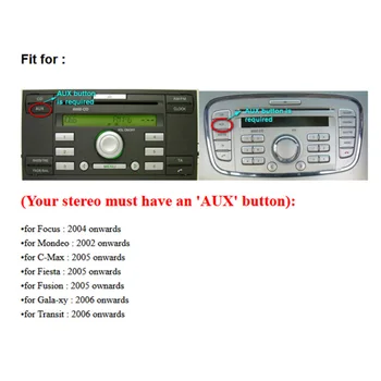 12Pin Bluetooth Music Adapter Car AUX USB Audio For Ford 6000CD Radio Black 1 Set Accessories
12Pin Bluetooth Music Adapter Car AUX USB Audio For Ford 6000CD Radio Black 1 Set Accessories