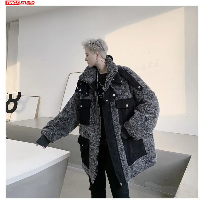 Dropshipping 2020 Design Winter High Collar Warming Coats Japanese Streetwear Pocket Vintage Jacket Male Baggy Turtleneck Tops
Dropshipping 2020 Design Winter High Collar Warming Coats Japanese Streetwear Pocket Vintage Jacket Male Baggy Turtleneck Tops