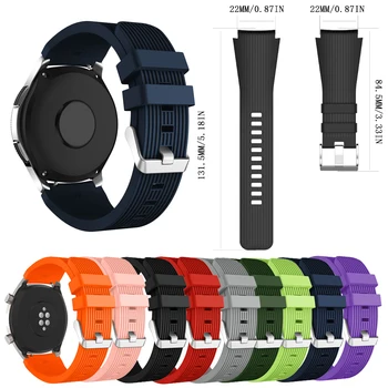 

New Silicone Watchband for Garmin Forerunner 645/245/Vivoactive 4/fenix Chronos Silica gel Strap Replacement Bracelet Wristband