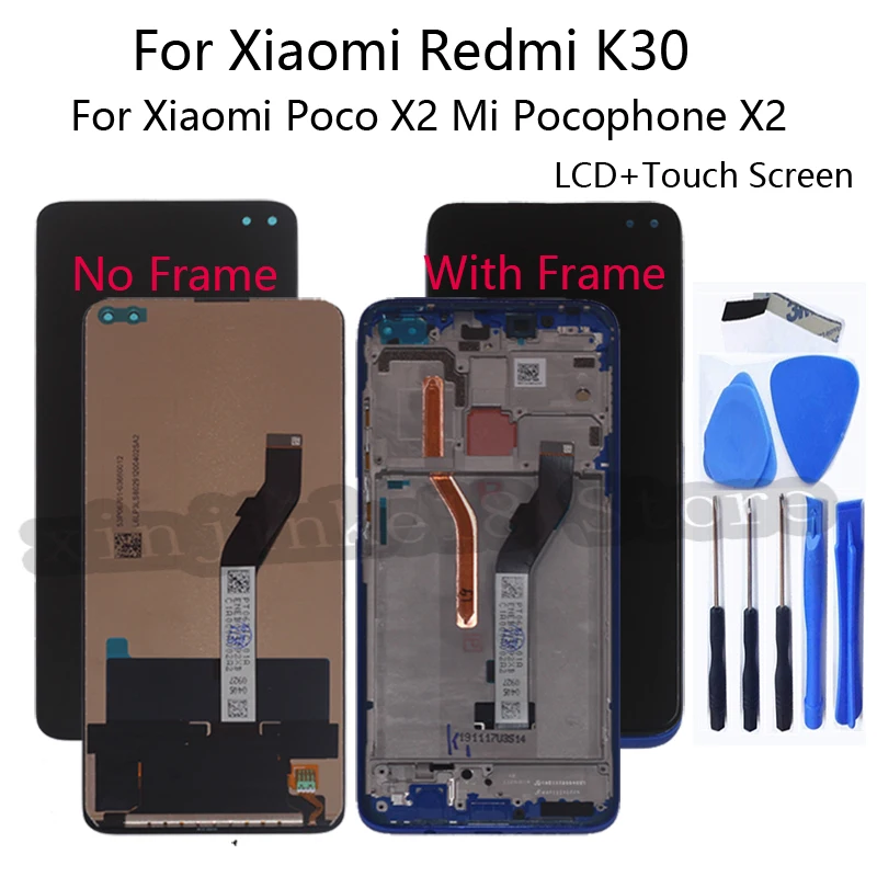 6.67 " Original For Xiaomi Redmi K30 LCD Screen Display Touch Screen Digitizer Assembly For Xiaomi Poco X2 Mi Pocophone X2 LCD
6.67 " Original For Xiaomi Redmi K30 LCD Screen Display Touch Screen Digitizer Assembly For Xiaomi Poco X2 Mi Pocophone X2 LCD