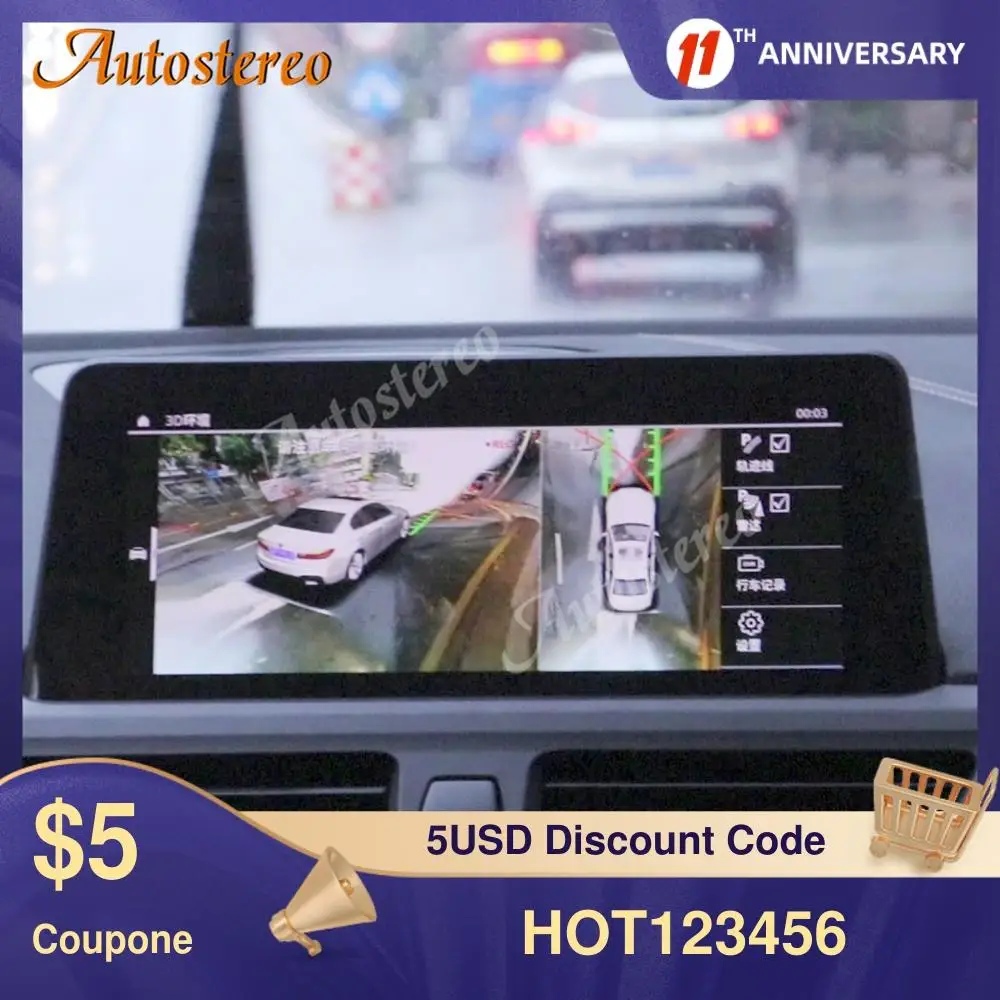 360 Degree Cameras The Car Bird View System For BMW Series For BMW 1 3 5 6 7 For BMW X1 3 4 5 X6 4 Cameras Surrounding Cameras
360 Degree Cameras The Car Bird View System For BMW Series For BMW 1 3 5 6 7 For BMW X1 3 4 5 X6 4 Cameras Surrounding Cameras