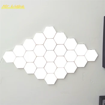 Nordic LED Hexagon Quantum Light Magnetic Modular Touch Night Lamp Touch Sensor Night Lights Bedroom Indoor Home Deco Luminaries
Nordic LED Hexagon Quantum Light Magnetic Modular Touch Night Lamp Touch Sensor Night Lights Bedroom Indoor Home Deco Luminaries