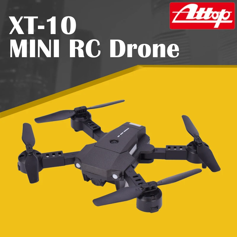 Attop XT-10 MINI 4CH Foldable RC Drone Quadcopter With Throw Away Altitude Hold Headless Mode 3D Flip Imitation Attop XT-1
Attop XT-10 MINI 4CH Foldable RC Drone Quadcopter With Throw Away Altitude Hold Headless Mode 3D Flip Imitation Attop XT-1