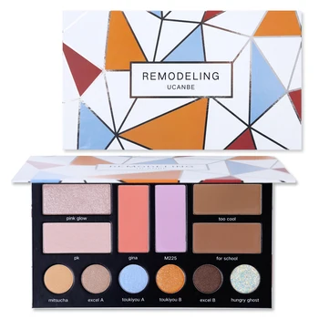 UCANBE Eyeshadow Palette Makeup Set 6 Color Eye Shadow+2 Bronzer Contour+2 Blusher+2 Highlight Matte Glitter Shimmer Cosmetics
UCANBE Eyeshadow Palette Makeup Set 6 Color Eye Shadow+2 Bronzer Contour+2 Blusher+2 Highlight Matte Glitter Shimmer Cosmetics