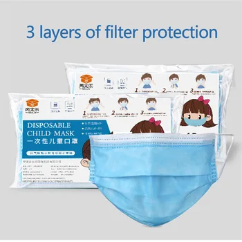 10-50pcs Children's masks disposable three-layer filter protection dustproof and anti-fog breathable masks Protective Equipment
10-50pcs Children's masks disposable three-layer filter protection dustproof and anti-fog breathable masks Protective Equipment