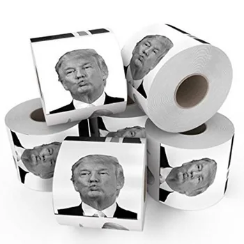 2019 HOT New President Donald Trump Toilet Paper Roll Prank Gag Joke Funny Gift Trump Bathroom Kitchen Prank Paper Dropship
2019 HOT New President Donald Trump Toilet Paper Roll Prank Gag Joke Funny Gift Trump Bathroom Kitchen Prank Paper Dropship