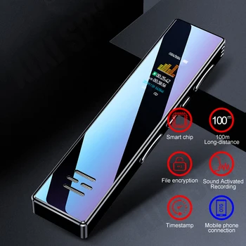 Voice recorder sound dictaphone mini audio mp3 player digital professional recording record HD activated color screen 
Voice recorder sound dictaphone mini audio mp3 player digital professional recording record HD activated color screen