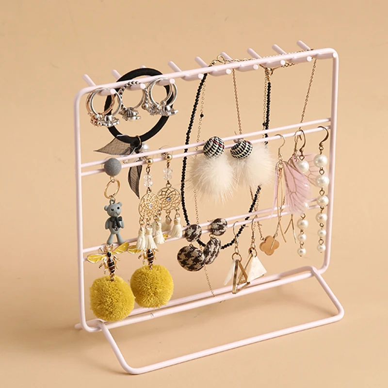 Chic Women Earring Storage Rack Vibrato Creative Jewelry Holder Box Large Capacity Earrings Necklace Ring Jewelry Storage Box 
Chic Women Earring Storage Rack Vibrato Creative Jewelry Holder Box Large Capacity Earrings Necklace Ring Jewelry Storage Box