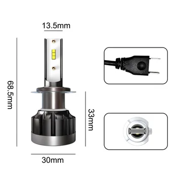 2pcs H7 40W Car LED Headlight Kit Canbus Error-Free Light Lamp 2000LM 6000K durable and practical to use
2pcs H7 40W Car LED Headlight Kit Canbus Error-Free Light Lamp 2000LM 6000K durable and practical to use